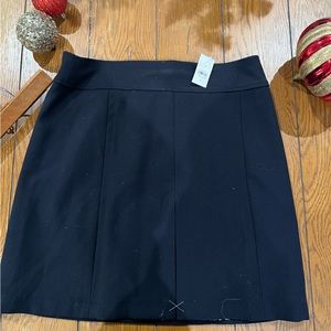 Loft Navy A Line skirt. Size8